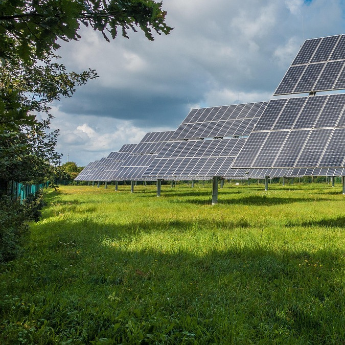 solar panels rooftop house